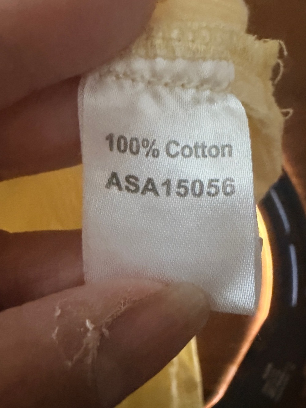 Butter Yellow Button Down Shirt size M - Picture 7 of 8